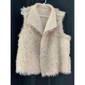 Faux fur vest